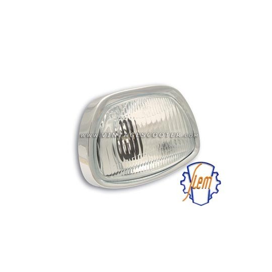 Optique + Cerclage Chromé SIEM Vespa 125 GT Ligne Carrée/ 125 Sprint /180 SS